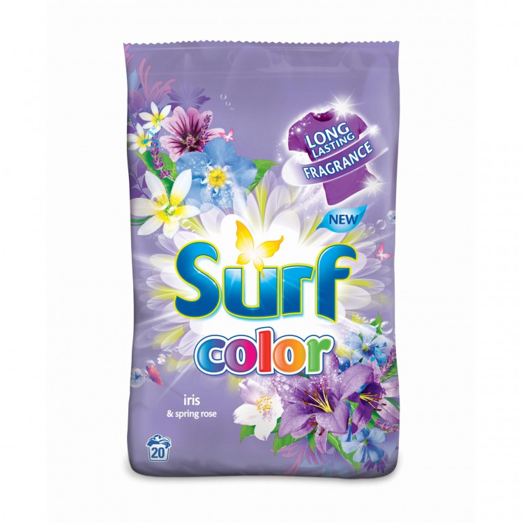 Surf 20dáv/1.4kg Color Iris Fialový | Prací prostředky - Prací prášky